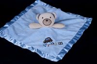 Circo Teddy Bear VROOM Blue Lovey Security Blanket